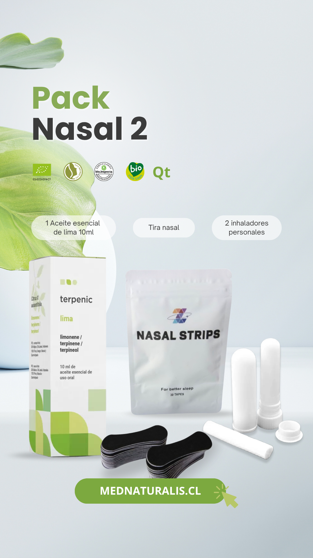 tira nasal aromaterapia