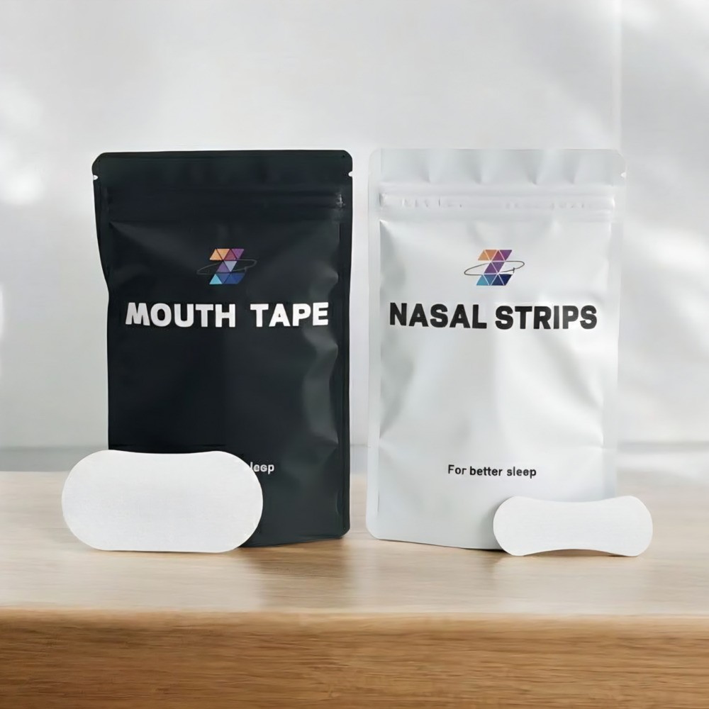 Pack Tiras Nasales + Parche Bucal 30 Unidades c/u Blanco