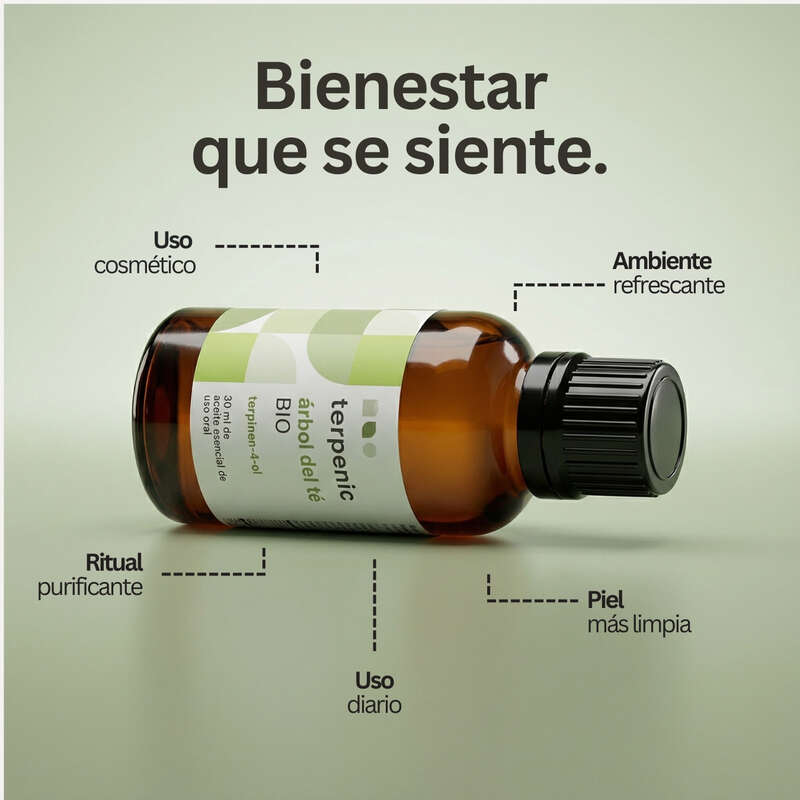 Aceite Esencial de Árbol del Té Bio 10ml - Imagen 2